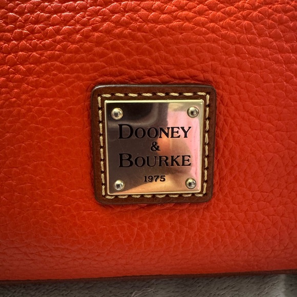 Dooney & Bourke Red Pebble Leather Crossbody Bag - Picture 2 of 13
